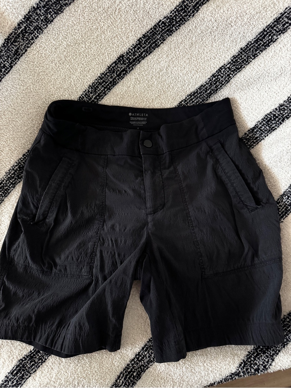 Athleta Black Lightweight Athletic Shorts